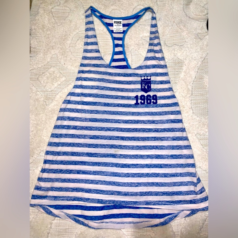 Victoria’s Secret PINK Limited Edition Kansas City Royals baseball tank top